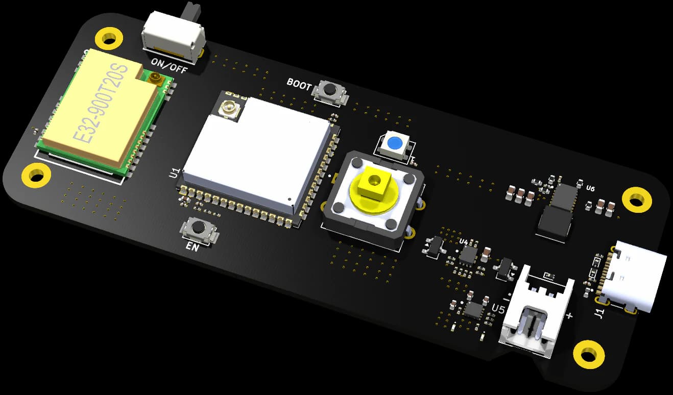 ZeroTrace Echo sub-GHz board